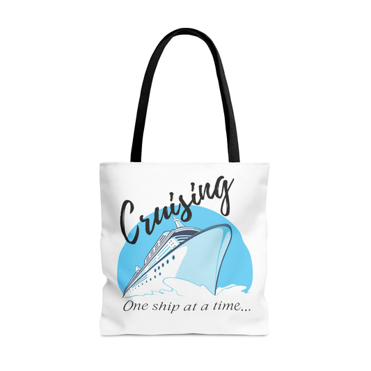 Cruising One Ship At a Time - Tote Bag