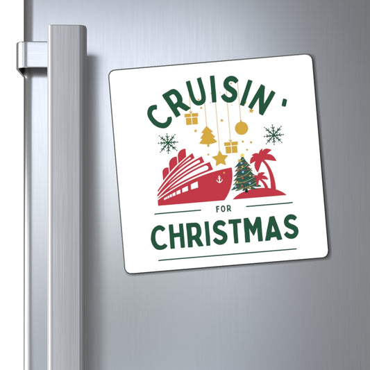Cruisin' for Christmas - Door Magnet