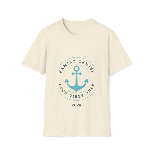 Family Cruise Good Vibes - Unisex Softstyle T-Shirt